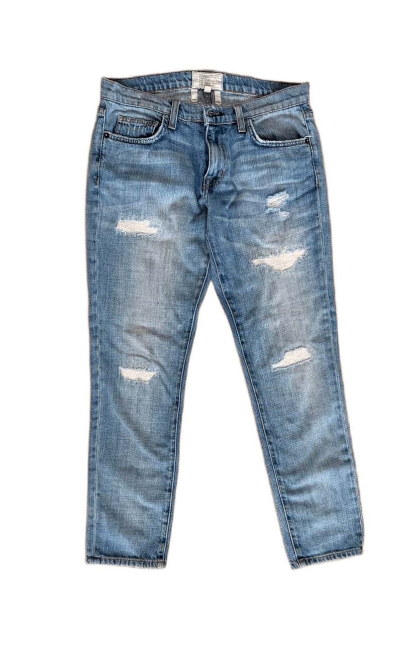 Current/Elliott The Stiletto Distressed Jeans Size 25
